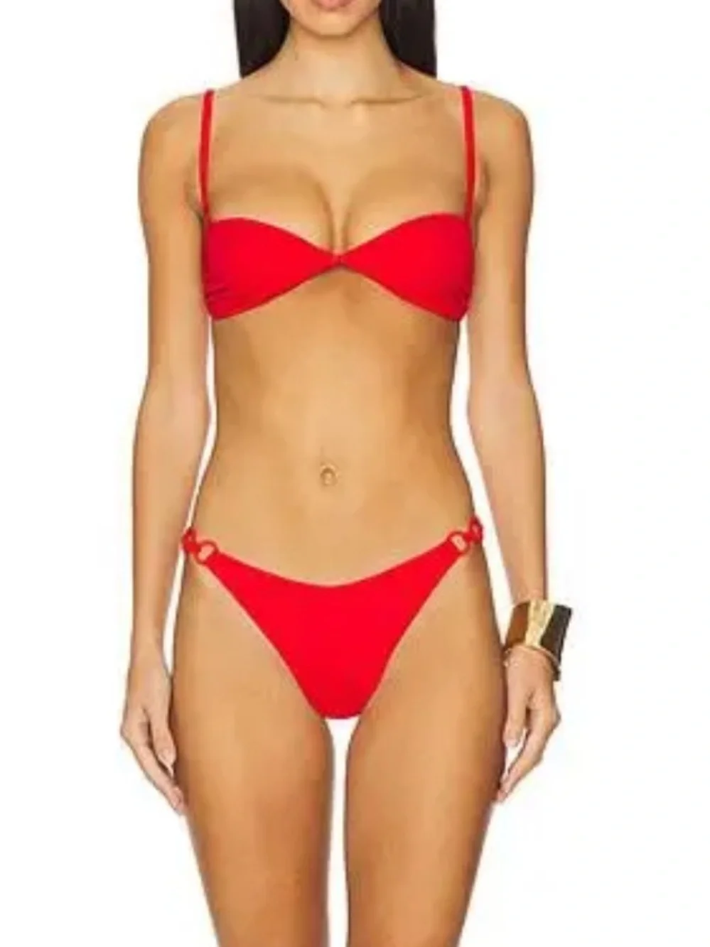 SAUDADE x Revolve Red Bikini Small - Picture 3 of 6